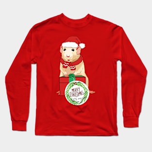 Christmas Rat! Long Sleeve T-Shirt